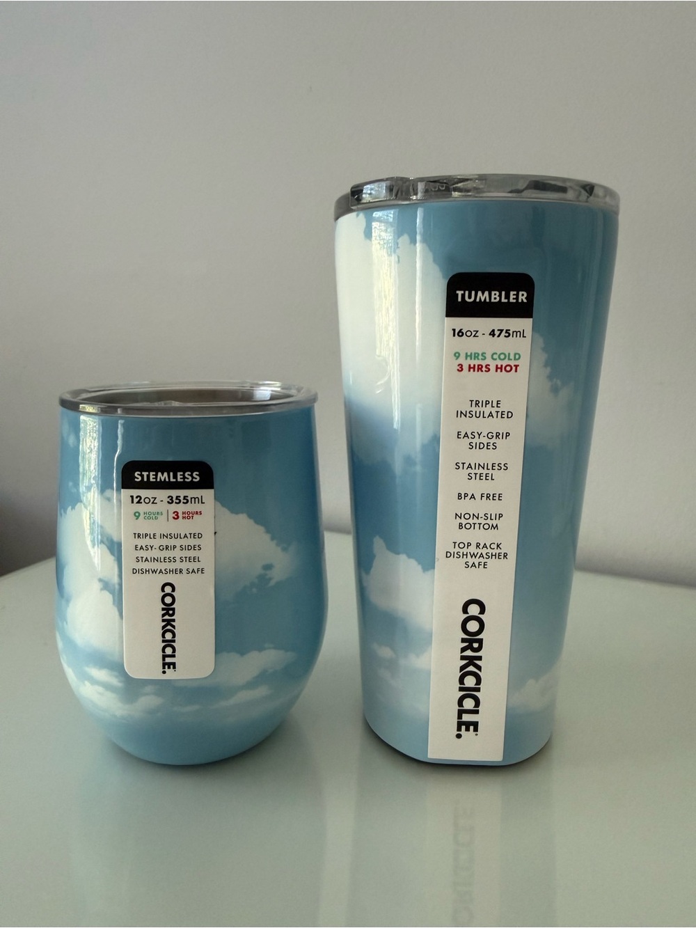 Corkcicle Daydream Stemless and Tumbler Set - Corkcicle